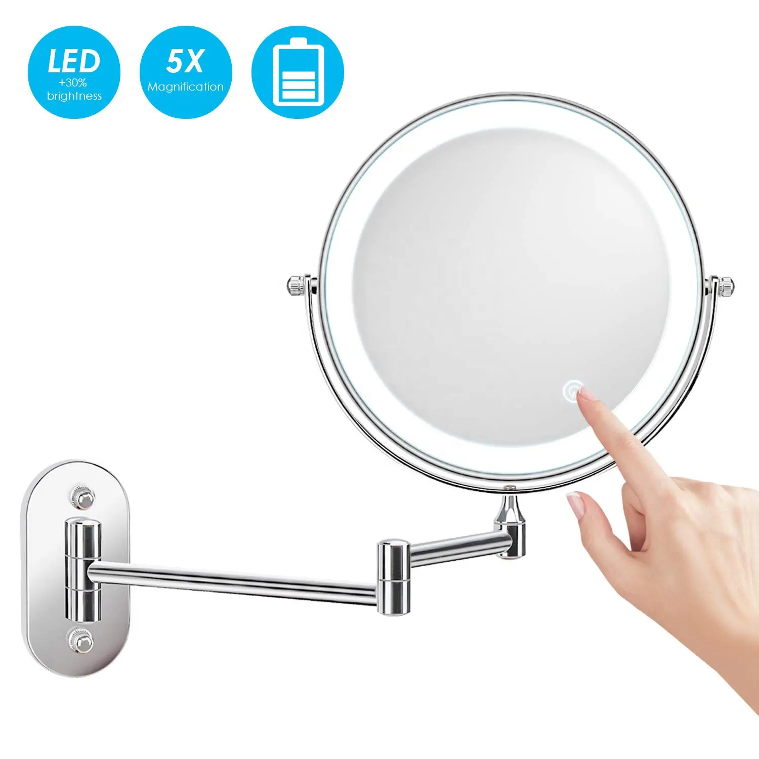 Espejos Para Maquillaje Flexible Bathroom Smart Mirror X10