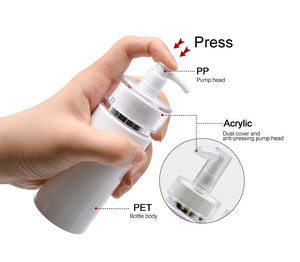 Chai Nhựa Dầu Gội Đầu Có Thể Nạp Lại <span class=keywords><strong>100Ml</strong></span> 200Ml 300Ml 400Ml 500Ml Sang Trọng Có Vòi Bơm - Product Image 3