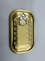Boîtes métalliques rectangulaires en fer blanc pour l'emballage de fruits de mer transformés pour sandwichs Pizzas Snacks Aliments en conserve Sardines Saumon Thon