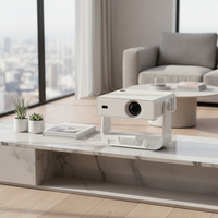 Mini-projecteur C880 720P Ultra Home Cinéma Android 14 Smart LCD avec autofocus Wi-Fi 6, design portable, prise en charge 4K