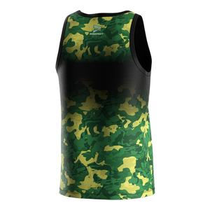 Camisetas sin mangas de sublimación de moda para culturismo, camisetas de Kenia sin mangas para entrenamiento, camiseta de rugby de punto para rugby/exteriores/entrenamiento - Product Image 2