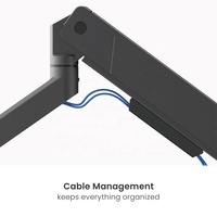 LDT115-C012E 17 "-45" 16kg bras de Support de moniteur assisté par ressort en aluminium support d'ordinateur support pivotant inclinable support de moniteur unique