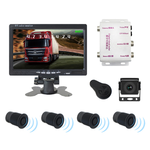 7 inch không dây sao lưu máy ảnh hệ thống giám sát 4 cảm biến dẫn hiển thị cho xe ô tô xe tải xe bus-đảo ngược phía sau xem đảo ngược Viện trợ - Product Image 3