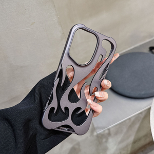 עיצוב חדש <span class=keywords><strong>tpu</strong></span> במקרה של להבה דפוס חלול חום פיזור קליפה קל עבור iphone 16 pro - Product Image 2