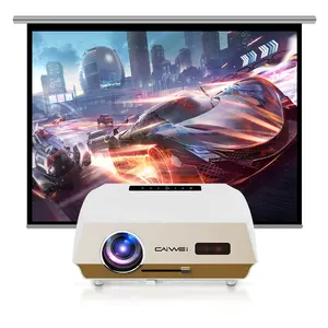 Wholesale Video Projector caiwei A10P Quad Core Android 9 1450 Ansi Lumen 6G Wifi Beamer Portable Auto Focus Projector