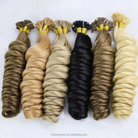 Virgin Raw Micro I U V Flat Nano tip Hair Extension de cheveux, cuticule Clip On Tape in Indian Russian 100 Remy cheveux humains