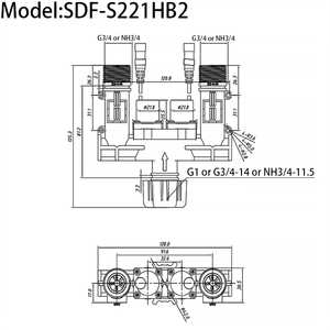 Válvula Solenoide de Plástico Bistable de Tres Vías Goldenland DC 3V 6V 9V 12V 24V, 1 Entrada y <span class=keywords><strong>2</strong></span> Salidas - Product Image 4