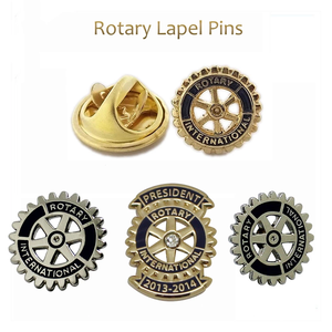 Fabricantes de Artesanías Metálicas en China, Insignia de Metal de los Clubs Rotarios Masónicos Internacionales, Pin de Solapa Personalizado con Esmalte, Recuerdos Rotarios - Product Image 6