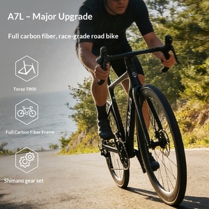 <span class=keywords><strong>Bicicleta</strong></span> <span class=keywords><strong>de</strong></span> <span class=keywords><strong>Carretera</strong></span> <span class=keywords><strong>SAVA</strong></span> A7L Pro <span class=keywords><strong>de</strong></span> Fibra <span class=keywords><strong>de</strong></span> Carbono, Sistema <span class=keywords><strong>de</strong></span> Cambios R7100 con Frenos <span class=keywords><strong>de</strong></span> Disco Hidráulicos, 24 Velocidades, Nivel <span class=keywords><strong>de</strong></span> Competición, Ruedas 700x25C, Estilo Plataforma - Product Image 5