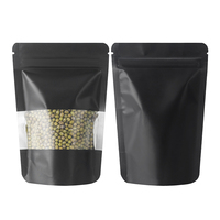 Vente en gros de sachets écologiques en plastique CPP blancs mats pour café thé bonbons noix emballage noir vert vitrine