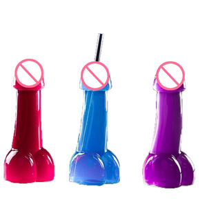 Verres à Cocktail Martini à haute teneur en bore de jus Transparent cadeau parfait pour la décoration de bar tasse en forme de pénis verre Dick verre phallique - Product Image 3