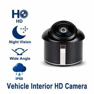 Caméra de recul intégrée discrète 1080P AHD avec vision nocturne couleur Starlight, mini caméra de recul pour camping-car, camion, SUV, ODM - Product Image 1
