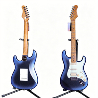 Gitar Elektrik ST Style untuk Pemula, Menengah, dan Profesional, 39 Inci dengan Pickup SSH untuk Rock, Blues, Band, Latihan, dan Panggung