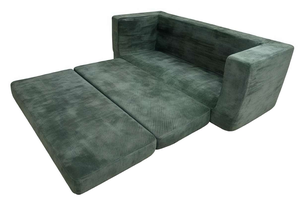 Furniture Project Supply Convertible Floor Sofa <b>Bed</b> Upholstered Compression Couch for Apartment Guest Room <b>Space</b> <b>Saving</b> Indoor - Product Image 3