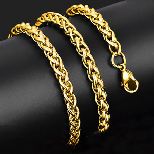 ZOGXIN Stainless Steel Dragon Bone Chain Necklace 18K Gold Plated Hip Hop Style For Men And Women - Product Image 3