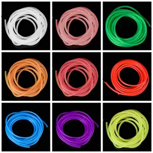 Mangueira para Bomba de Ar de Aquário 5M 4x6mm Colorida Flexível de Silicone Transparente Grau Alimentício Modelo NNW - Tubo de Oxigênio -60~90 - Product Image 2