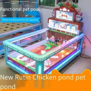 Jeu pour enfants à monnayeur le plus populaire : Adorables animaux de compagnie (Poulet, Lapin, Hamster) et jeux de pêche pour enfants anglophones - Product Image 3