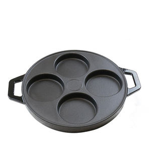 Vente en gros de poêles à oeufs à 4 trous avec logo personnalisé Moule à gaufres antiadhésif en fonte Moule à gâteaux Plats et casseroles de cuisson - Product Image 5