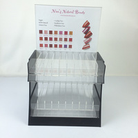 Direkt ab Werk Vietnam: 4-stöckiges Acryl-Nagellack-Displayregal, Kundenspezifischer Plexiglas-Lippenstift-Aufsteller