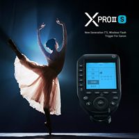 Godox XProII-S Wireless Flash Trigger untuk Kamera 2.4G TTL HSS 1/8000s untuk TCM Transform LCD Display Hotshoe Locking