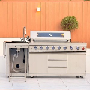 Offre Spéciale de cuisine <span class=keywords><strong>à</strong></span> chariot <span class=keywords><strong>à</strong></span> <span class=keywords><strong>gaz</strong></span> moderne et haut de gamme pour les fêtes <span class=keywords><strong>en</strong></span> plein air et le camping réfrigérateur pratique pour la cuisson au <span class=keywords><strong>barbecue</strong></span> - Product Image 2