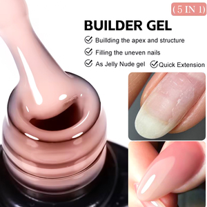 Zyxc נוסחה חדשה לא לשרוף מגנט בסיס מים ורוד לכה צבע ג 'ל 15 מ "ל חום נמוך עצמי פילוס ג' ל קשה - Product Image 4