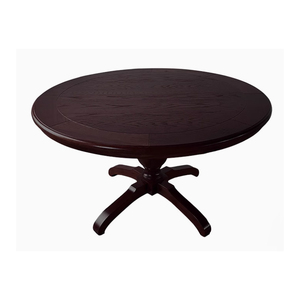 <strong>Stable</strong> Customized Furniture Villa Apartment Four Seater Modern Round Dining <strong>Table</strong> Set Solid Walnut Wood <strong>Table</strong> - Product Image 4