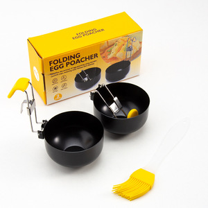 Có thể gập lại trứng <span class=keywords><strong>poacher</strong></span> Bộ nồi không dính luộc bolied trứng làm cho ly - Product Image 1