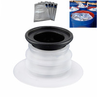 Bec et capuchon en plastique 30mm pour sac aseptique en boîte, bec aseptique flexible