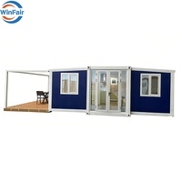 Maisons mobiles de luxe WinFair Philippines, maisons préfabriquées, maisons préfabriquées Butterfly, maison moderne à 2 chambres, villa extensible