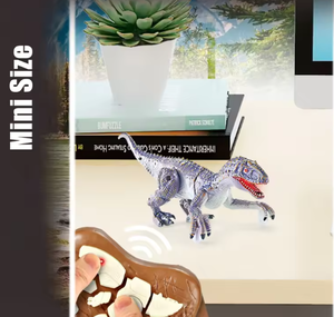 Jouet dinosaure té<span class=keywords><strong>l</strong></span>écommandé RC, simulation de Velociraptor avec lumières LED, jouet éducatif électrique pour enfants, haute qualité - Product Image 6