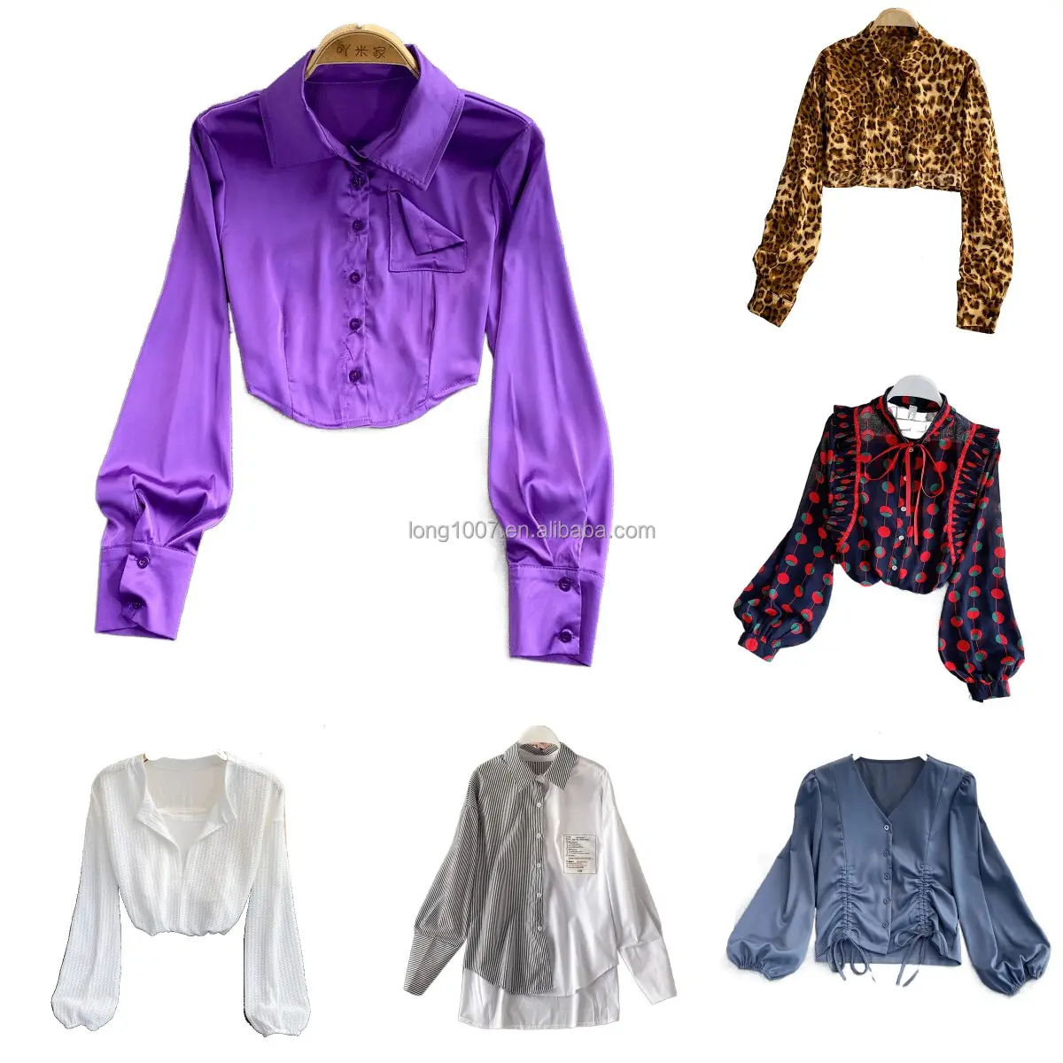 Floral Blouse Women's new 2023 vintage loose-fitting design niche top Long sleeve chiffon blouse