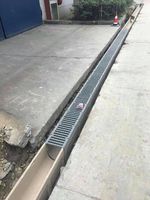 Caniveau de drainage en U D400 direct usine avec grilles et couvercles
