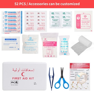 Botiquín de <span class=keywords><strong>primeros</strong></span> <span class=keywords><strong>auxilios</strong></span> de plástico blanco con accesorios Suministros médicos <span class=keywords><strong>para</strong></span> emergencias de automóviles de fábrica <span class=keywords><strong>para</strong></span> el hogar Suministro directo de fábrica - Product Image 2