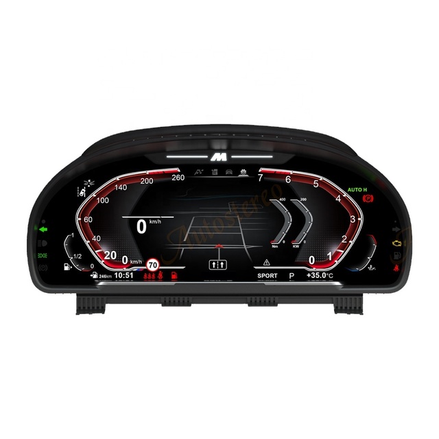 Autostereo Digital Cluster for BMW 7 Series F01/F02/F03 2009-2015 LCD Instrument Panel Virtual Cockpit Speed Meter Dashboard
