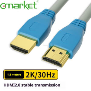 Yimaite แจ็คเก็ตอะแดปเตอร์สายเคเบิล4K 60Hz 1080P เวอร์ชั่น2.0สีฟ้า-ตัวผู้ - Product Image 4