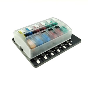 Vtron 12-Way Automotive Fuse Box With Led Terminal <b>Block</b> Fixed <b>Mounting</b> 100A Max Current - Product Image 4