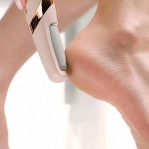 เครื่องกำจัดหนังด้านเท้าแบบไฟฟ้าไร้สาย ชาร์จได้ สำหรับผู้หญิงและผู้ชาย กำจัดผิวแห้งหยาบและหนังด้านบริเวณส้นเท้า ลดราคา - Product Image 1