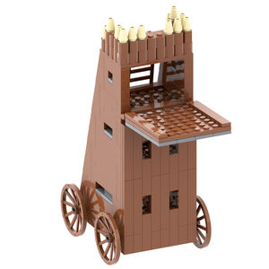 MOC5012 la série du <span class=keywords><strong>Moyen</strong></span> Âge, camion échelle aérienne DIY, <span class=keywords><strong>armes</strong></span> de guerre, jouets éducatifs créatifs pour enfants, blocs de construction - Product Image 4
