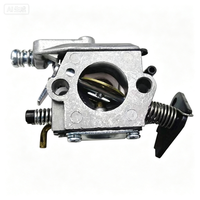 Carburateur de tronçonneuse pour 45cc 52cc 58cc 4500 5200 5800, tronçonneuse thermique 2 temps, diaphragme en alliage d'aluminium, pièce de rechange pour jardinage