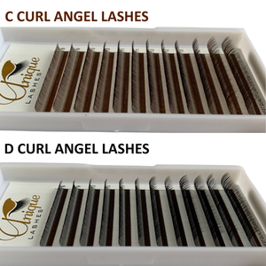 Pestañas Angel Wet Set 5D Pre-fabricadas, Extensiones de Pestañas <span class=keywords><strong>Anime</strong></span> con Púas, Estilo Wispy, 0.07mm C D, Bandeja de Marca Privada - Product Image 5