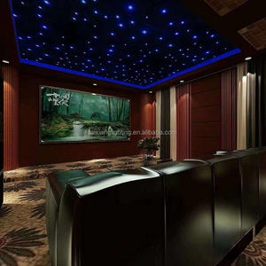 Salle de <span class=keywords><strong>cinéma</strong></span> à domicile plafond en fibre optique étoile ciel étoilé avec conception de prise de vue film atmosphère étoile lumière panneaux de plafond - Product Image 4