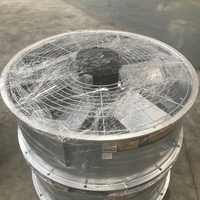 Ventilateur axial pour tour de refroidissement industrielle, pales en acier inoxydable, 16 pales, diamètre 100 % cuivre, moteur à roulement à billes, alimentation électrique