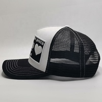 Topi Trucker 5 Panel Kasual Hip Hop Unisex 100% Katun Mesh Bordir Aplikasi Patch Custom Terlaris 2026
