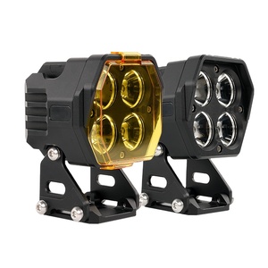 IP68 note étanche 3 pouces couleur blanche tout-terrain antibrouillard carré LED travail lumière camion mini conduite lumière pour suv bateau tracteur - Product Image 1