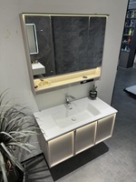 80/90/100/120cm miroir intelligent commode armoire écran tactile pour salle de bain vanité pour chambre à manger mur salle de bain vanité