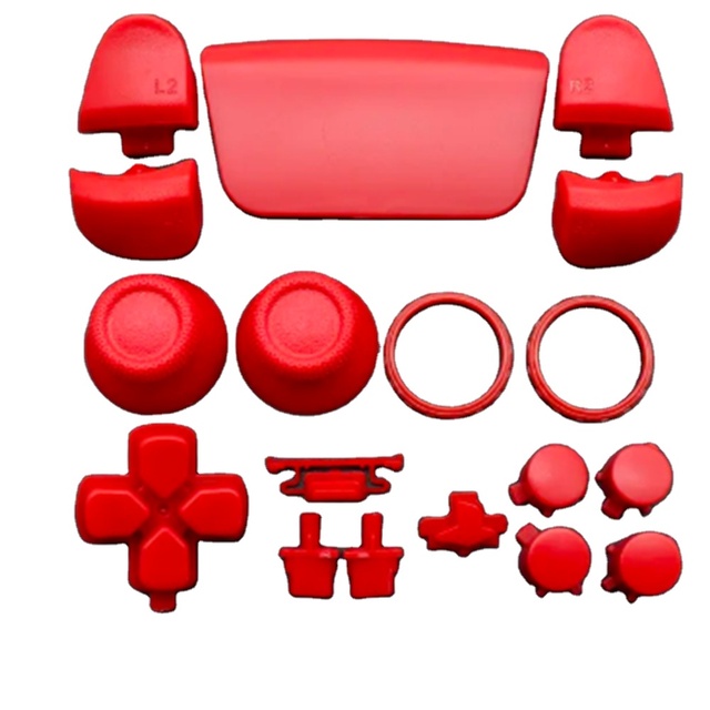 Full Buttons Set for PS5 Controller 1.0 2.0 3.0 Shell Plastic Button for PS5 Gamepad