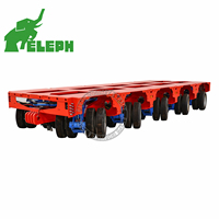 Remorque modulaire hydraulique multi-essieux de 300 à 500 tonnes avec suspension col de cygne SPMT pour transport de transformateurs et de charges lourdes sur camion plateau