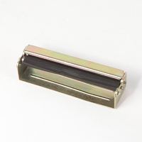 Outil à rouler les cigarettes Erliao Square Simple Portable en métal - Construction en acier inoxydable pour une utilisation en extérieur et en voyage