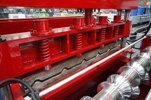 Tùy chỉnh hai lớp hình thang (ibr) bằng kính ngói tấm cuộn tạo thành máy hiệu quả cho gạch làm - Product Image 3